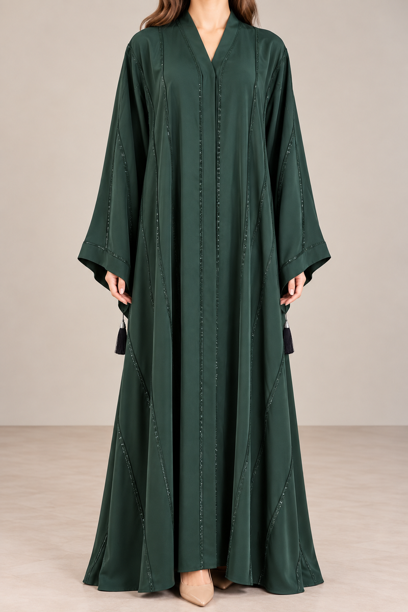 Tassel Drape Abaya