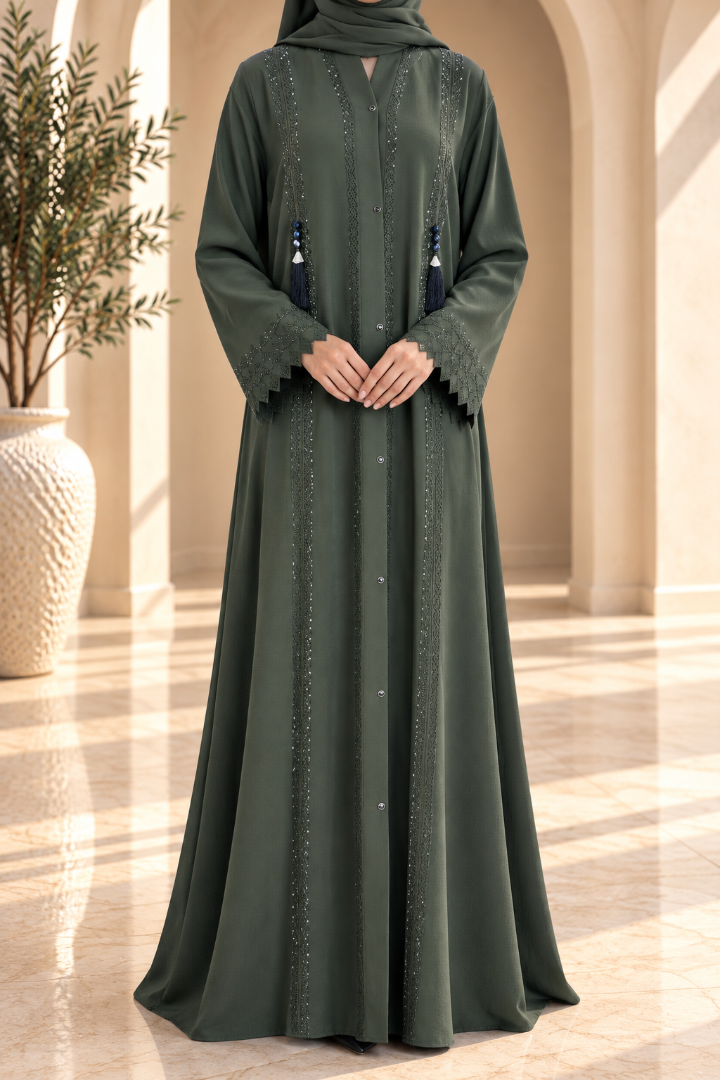 Sabha Sequin Abaya