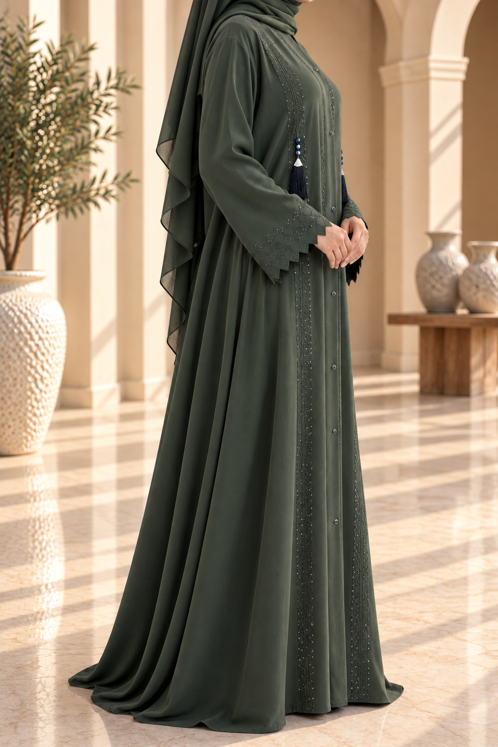 Sabha Sequin Abaya