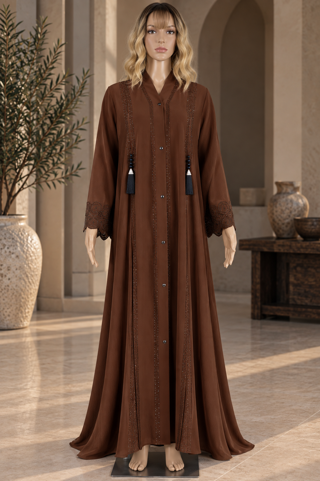 Sabha Sequin Abaya