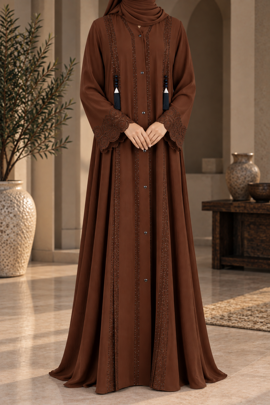 Sabha Sequin Abaya