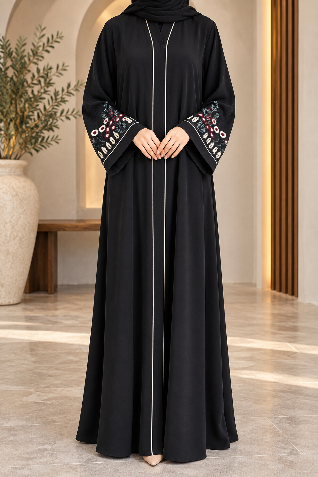 Bloom Cuff Abaya