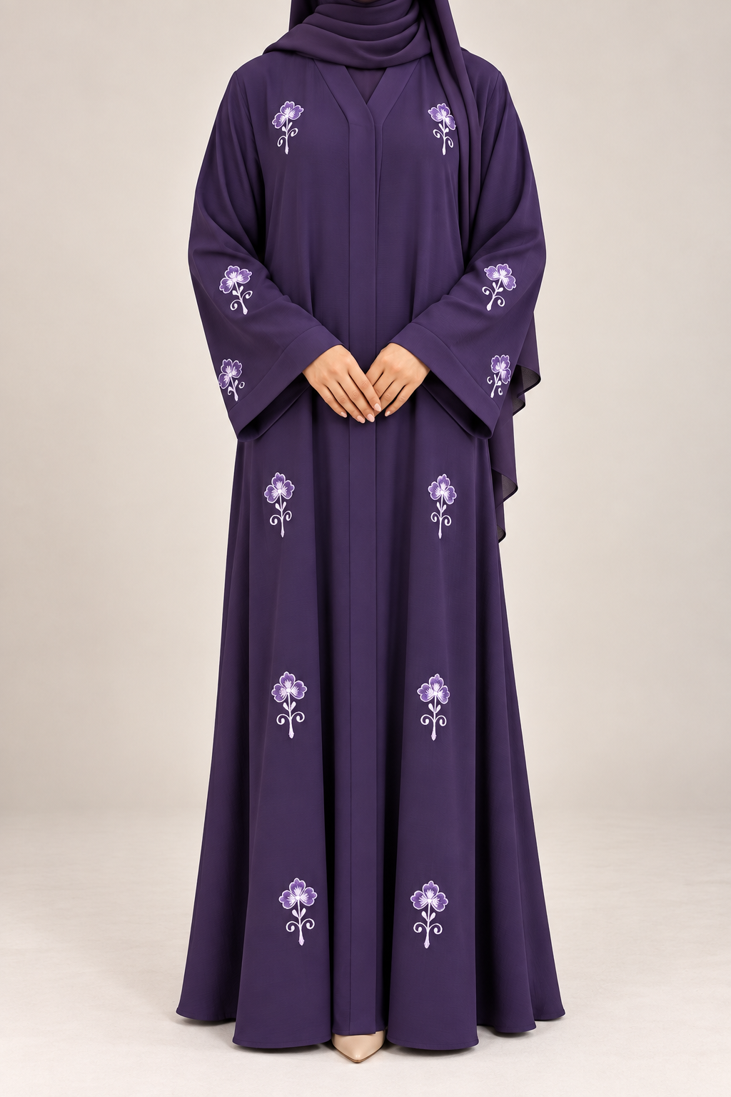 Blossom Embroidered Abaya