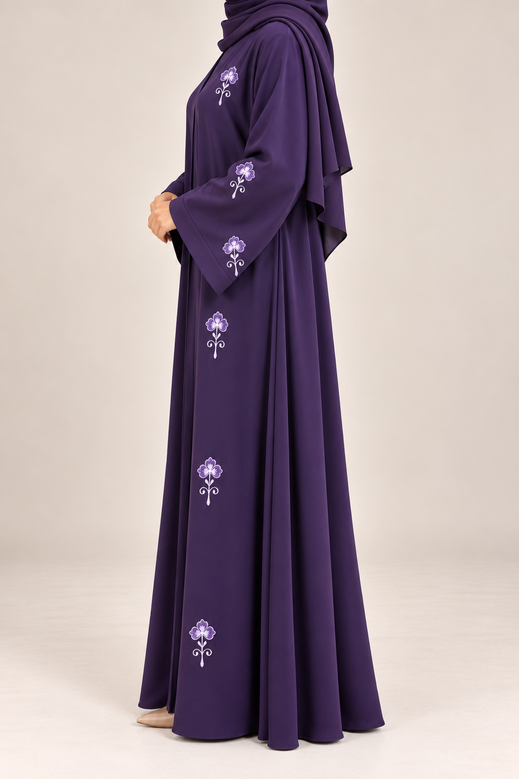Blossom Embroidered Abaya