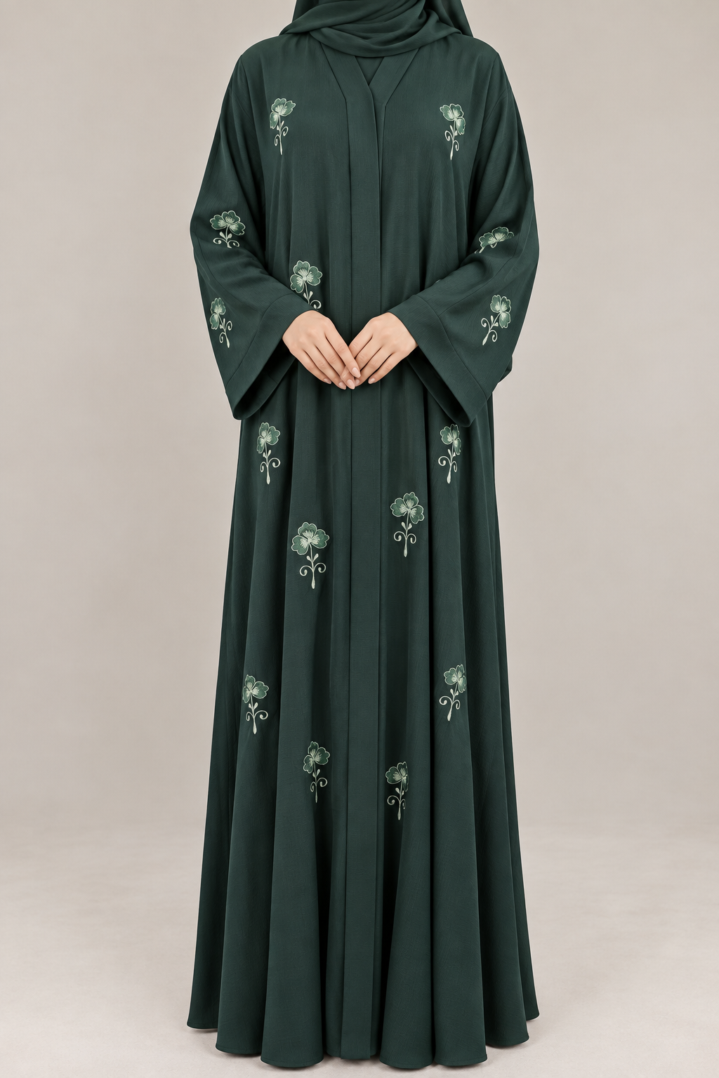 Blossom Embroidered Abaya