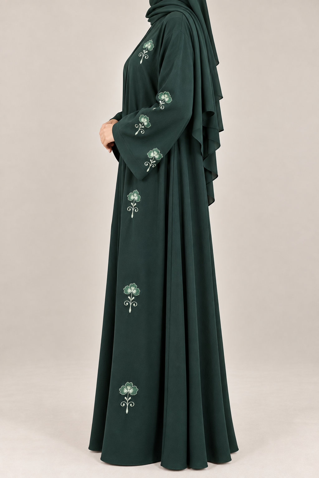 Blossom Embroidered Abaya