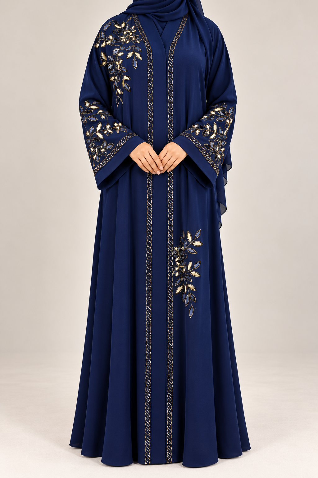 Golden Vine Abaya