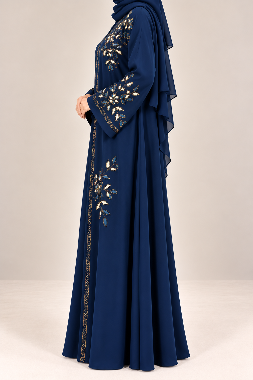 Golden Vine Abaya