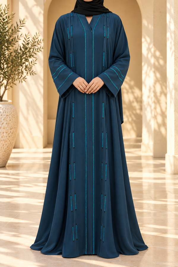 Ocean Gleam Abaya