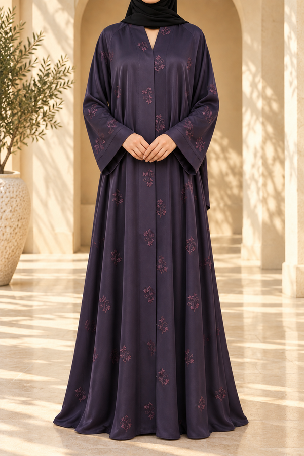 Dusk Blossom Abaya