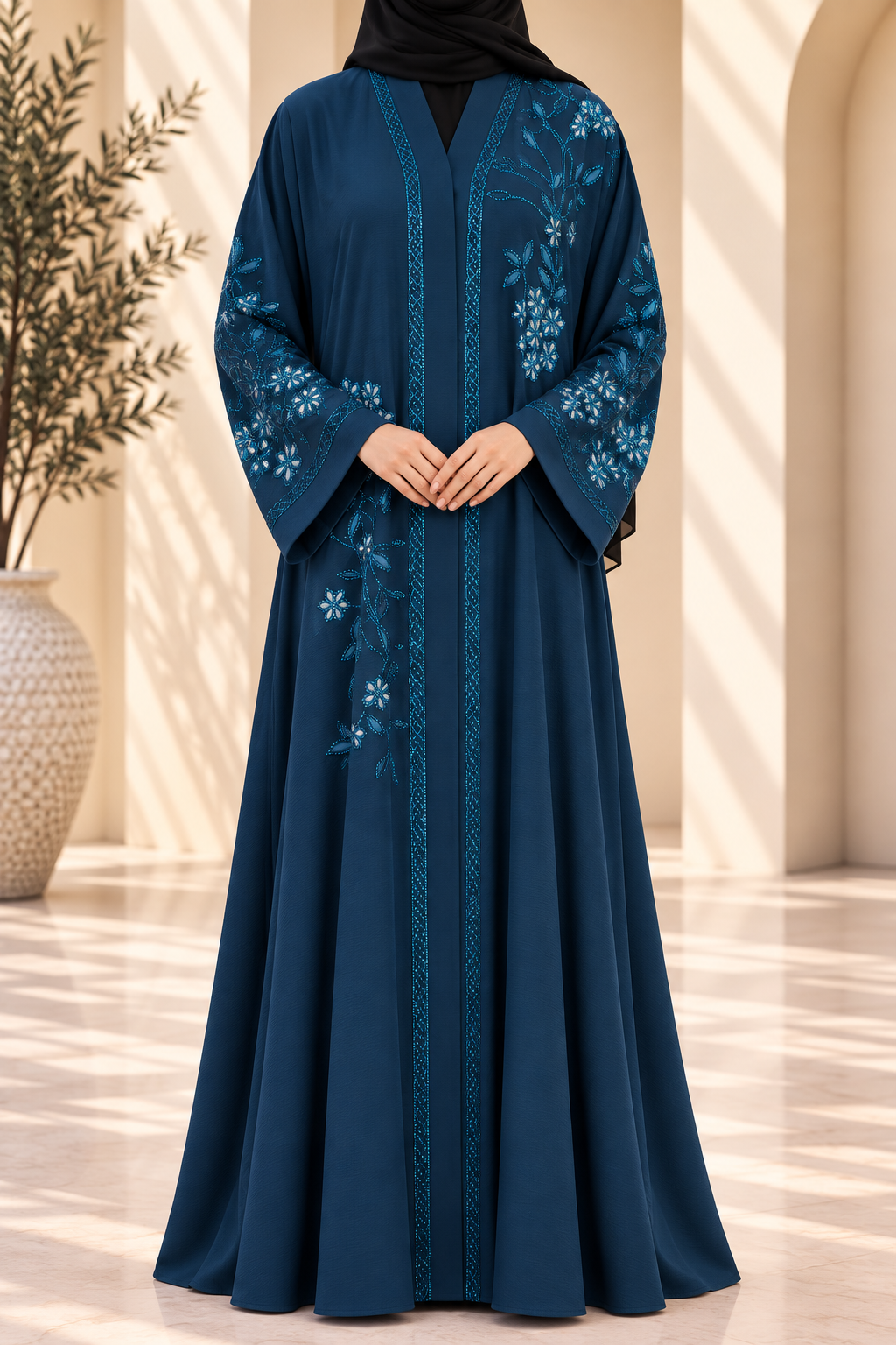 Gilded Leaf Abaya