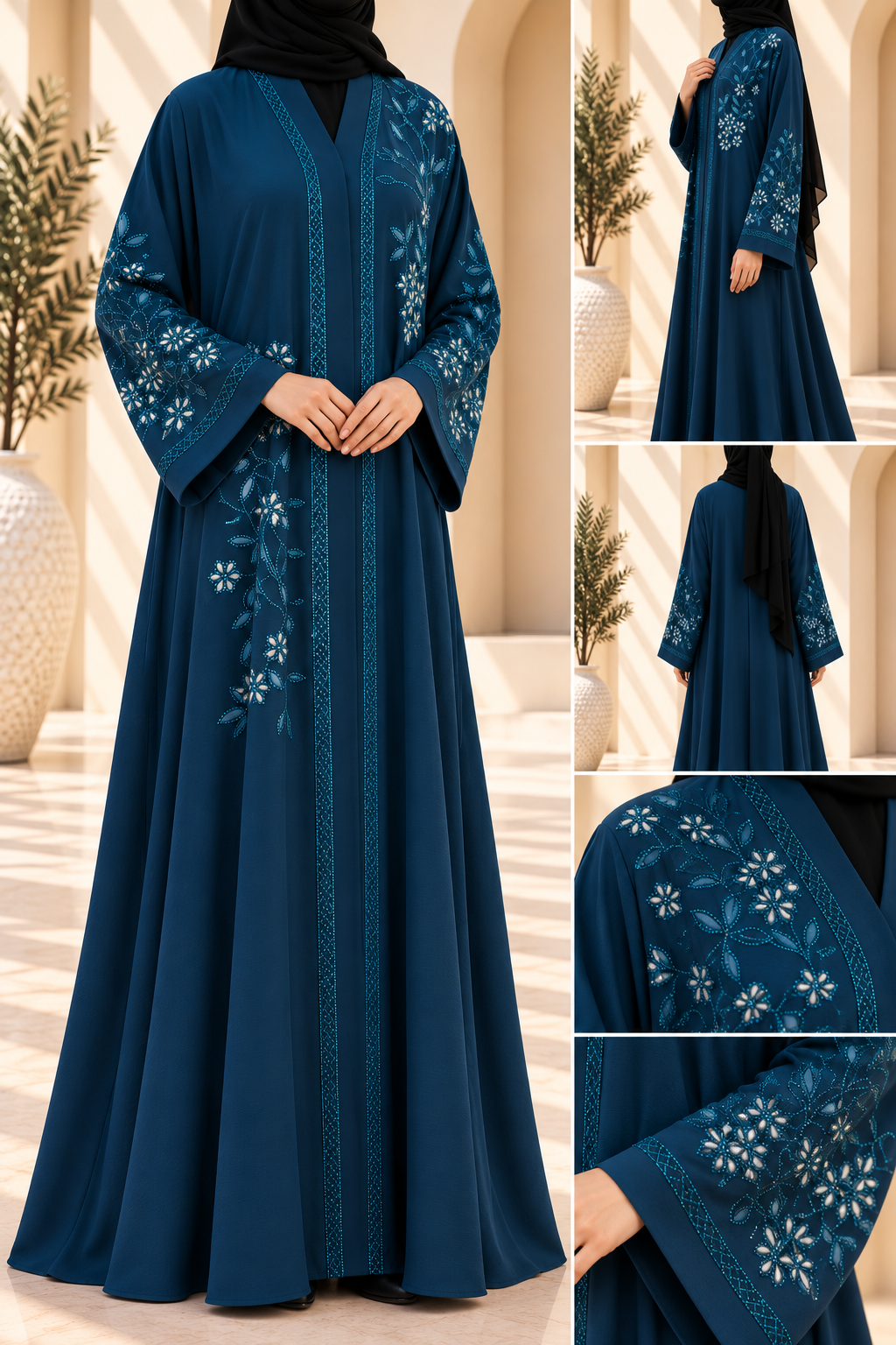 Gilded Leaf Abaya