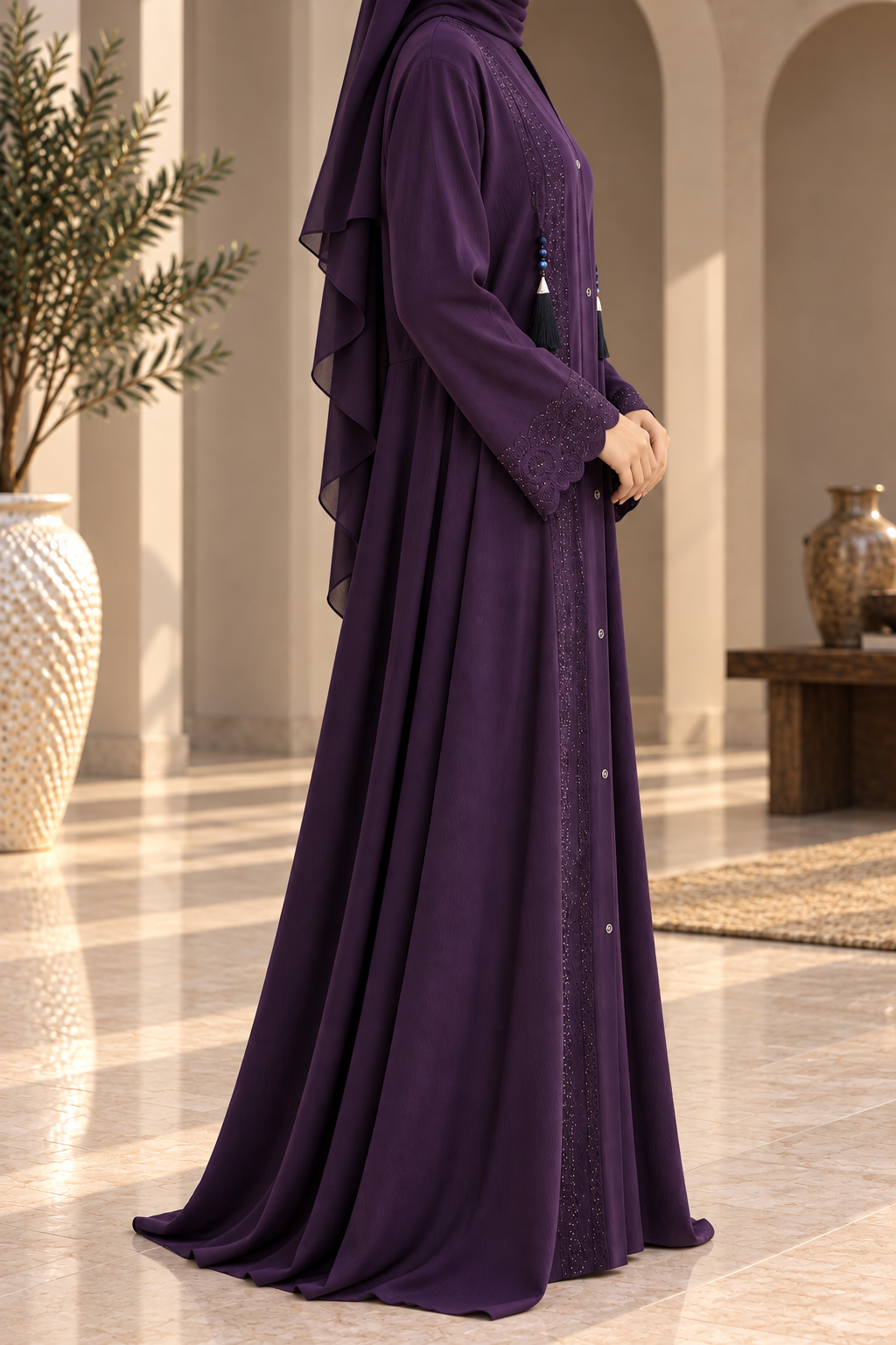 Sabha Sequin Abaya