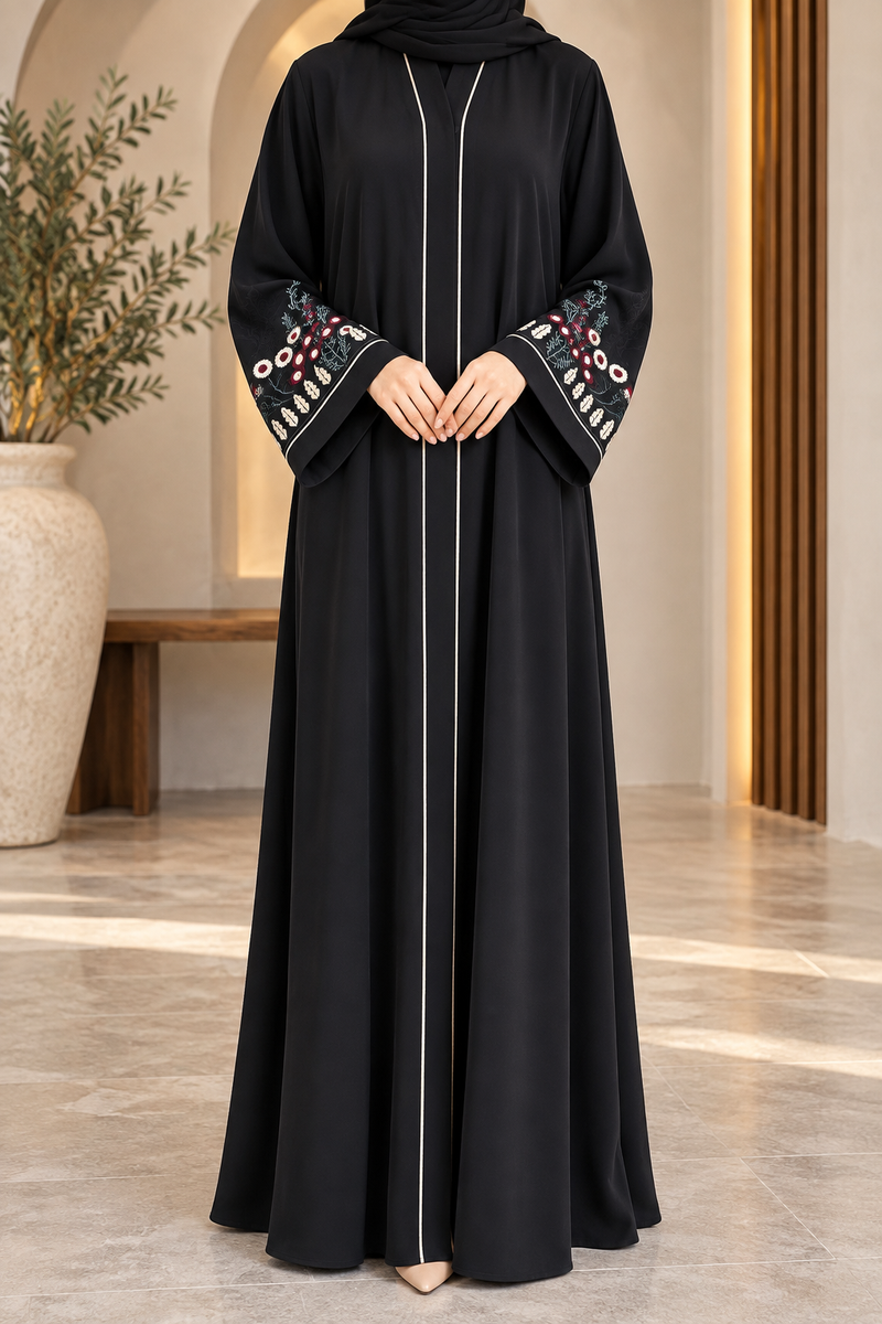 Bloom Cuff Abaya