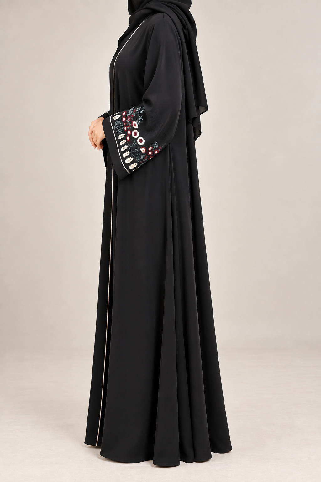 Bloom Cuff Abaya