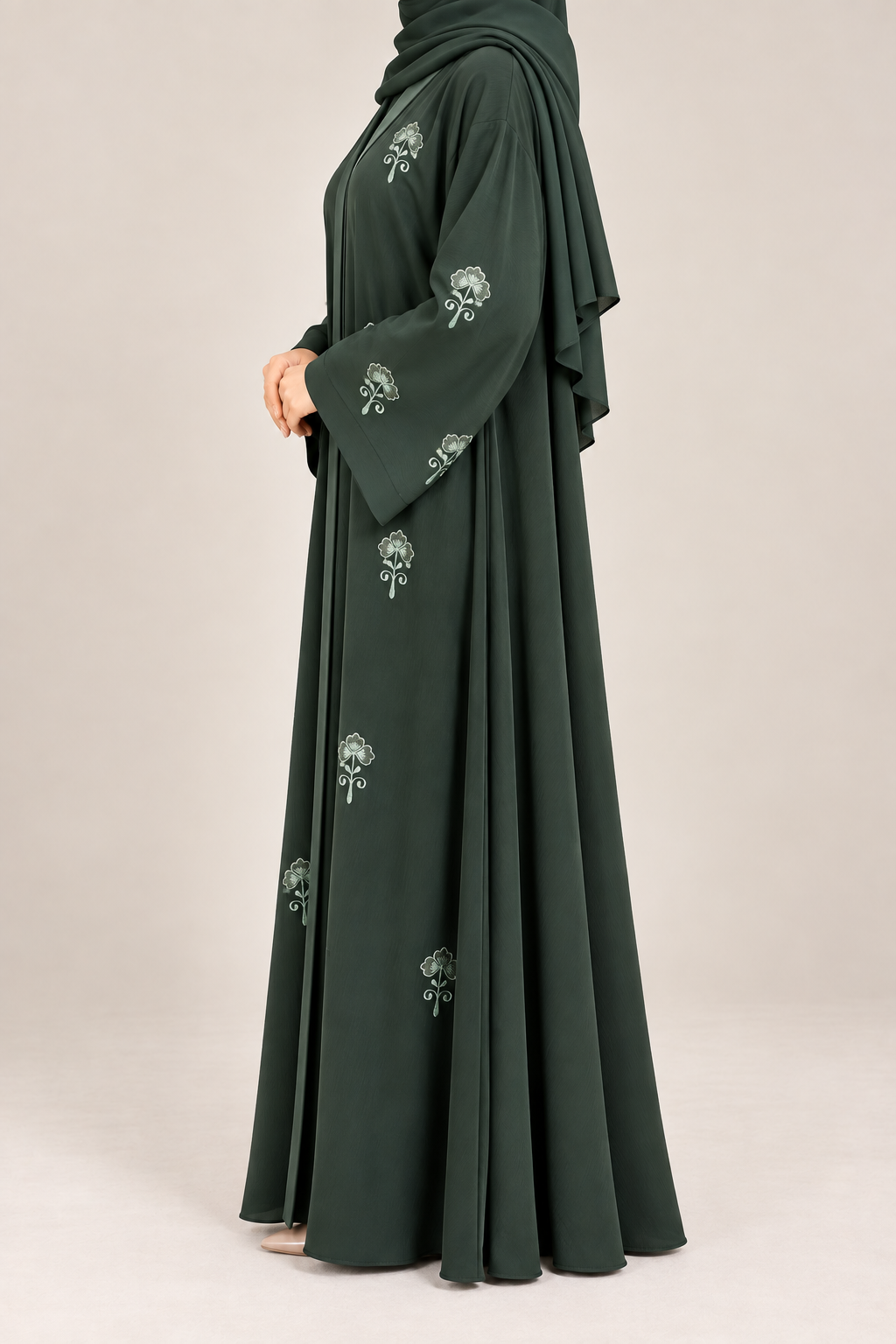 Blossom Embroidered Abaya