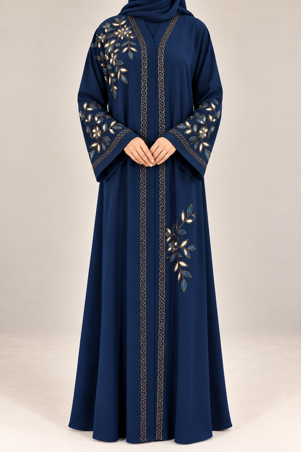 Golden Vine Abaya